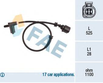 FAE 78175 Датчик, частота обертання колеса