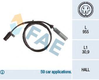 FAE 78139 Датчик, частота обертання колеса