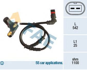 FAE 78190 Датчик, частота обертання колеса