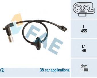 FAE 78198 Датчик, частота обертання колеса