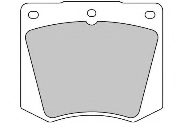 NECTO FD6767A Комплект гальмівних колодок, дискове гальмо