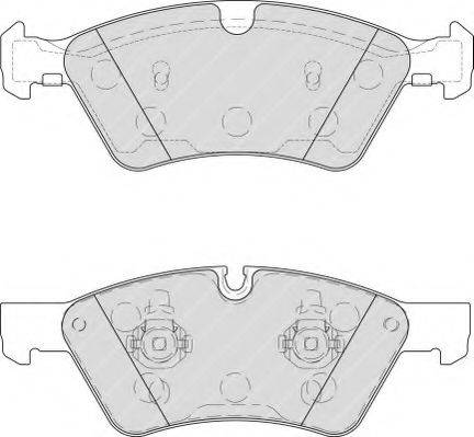 NECTO FD7208A Комплект гальмівних колодок, дискове гальмо