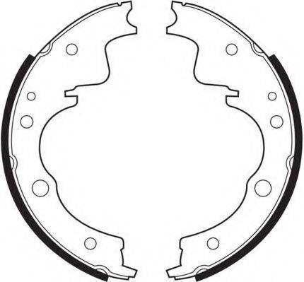 NECTO N1478 Комплект гальмівних колодок