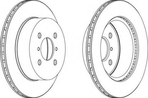 NECTO WN1298 гальмівний диск