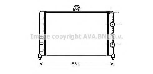 AVA QUALITY COOLING AL2036 Радіатор, охолодження двигуна