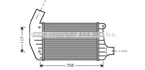 AVA QUALITY COOLING AL4067 Інтеркулер