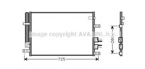 AVA QUALITY COOLING AL5097D Конденсатор, кондиціонер