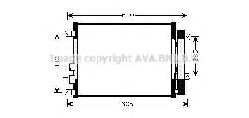 AVA QUALITY COOLING AL5109D Конденсатор, кондиціонер