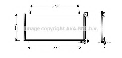 AVA QUALITY COOLING AU5115 Конденсатор, кондиціонер