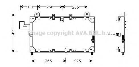 AVA QUALITY COOLING AU5140 Конденсатор, кондиціонер