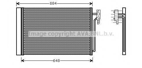 AVA QUALITY COOLING AUA5182D Конденсатор, кондиціонер