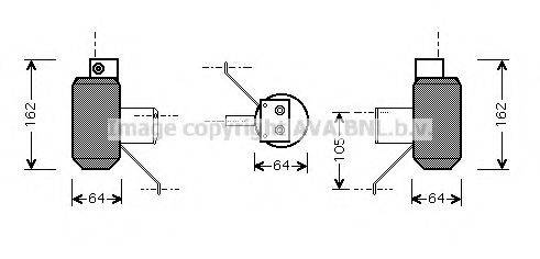 AVA QUALITY COOLING AUD159 Осушувач, кондиціонер