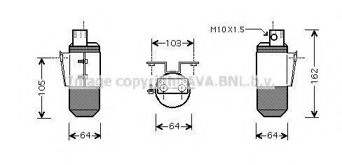 AVA QUALITY COOLING AUD170 Осушувач, кондиціонер