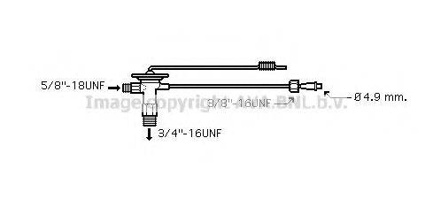 AVA QUALITY COOLING BW1358 Розширювальний клапан, кондиціонер