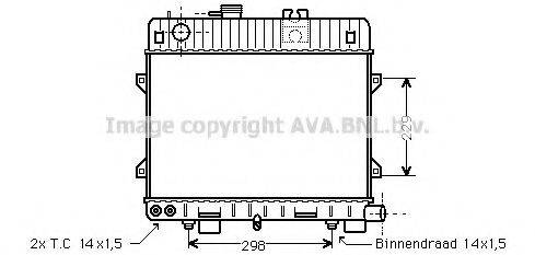 AVA QUALITY COOLING BW2072 Радіатор, охолодження двигуна