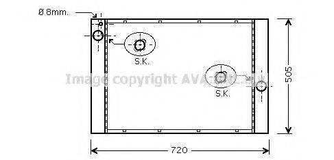 AVA QUALITY COOLING BW2372 Радіатор, охолодження двигуна