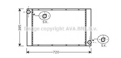 AVA QUALITY COOLING BW2373 Радіатор, охолодження двигуна