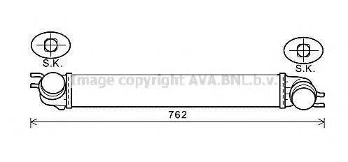 AVA QUALITY COOLING BW4425 Інтеркулер