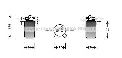 AVA QUALITY COOLING BWD021 Осушувач, кондиціонер