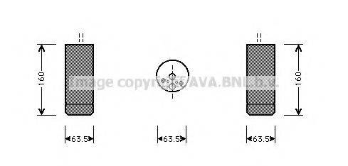 AVA QUALITY COOLING BWD063 Осушувач, кондиціонер