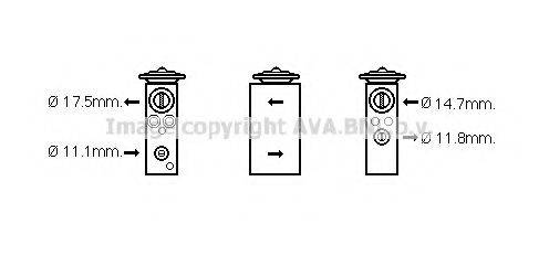AVA QUALITY COOLING CN1277 Розширювальний клапан, кондиціонер