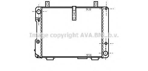 AVA QUALITY COOLING CN2004 Радіатор, охолодження двигуна