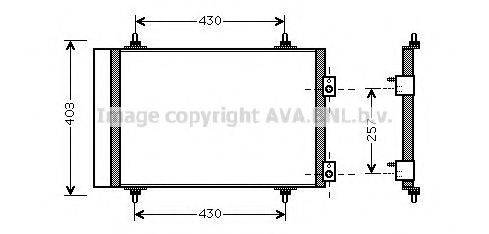 AVA QUALITY COOLING CN5240D Конденсатор, кондиціонер