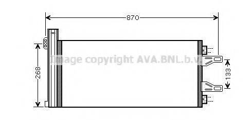 AVA QUALITY COOLING CN5248D Конденсатор, кондиціонер