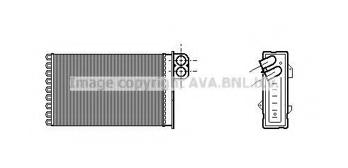 AVA QUALITY COOLING CN6191 Теплообмінник, опалення салону