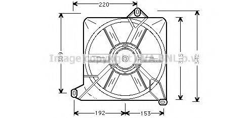 AVA QUALITY COOLING CN7514 Електродвигун, вентиляція салону