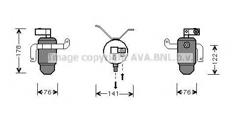 AVA QUALITY COOLING CND183 Осушувач, кондиціонер