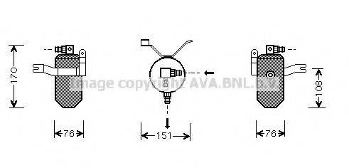 AVA QUALITY COOLING CND184 Осушувач, кондиціонер