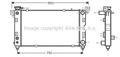 AVA QUALITY COOLING CR2028 Радіатор, охолодження двигуна