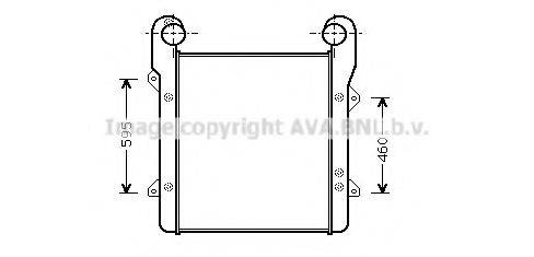 AVA QUALITY COOLING DF4005 Інтеркулер