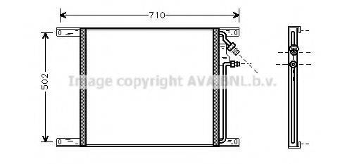 AVA QUALITY COOLING DF5020 Конденсатор, кондиціонер