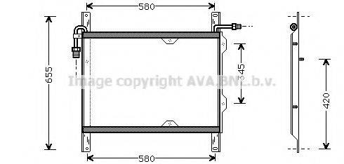 AVA QUALITY COOLING DF5022 Конденсатор, кондиціонер