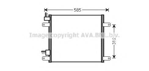 AVA QUALITY COOLING DF5042 Конденсатор, кондиціонер