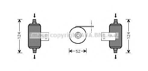 AVA QUALITY COOLING DFD028 Осушувач, кондиціонер