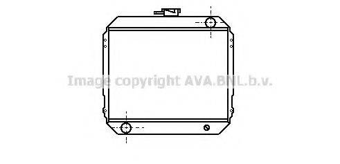 AVA QUALITY COOLING DN2014 Радіатор, охолодження двигуна