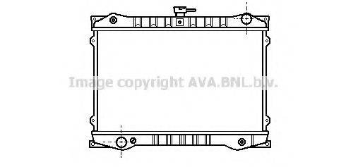 AVA QUALITY COOLING DN2036 Радіатор, охолодження двигуна