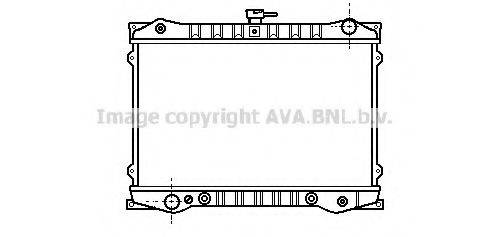 AVA QUALITY COOLING DN2066 Радіатор, охолодження двигуна