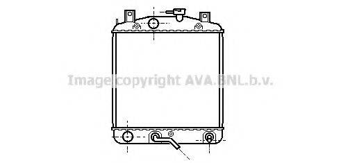 AVA QUALITY COOLING DU2011 Радіатор, охолодження двигуна