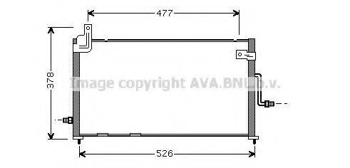 AVA QUALITY COOLING DW5044 Конденсатор, кондиціонер