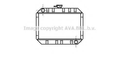 AVA QUALITY COOLING FD2001 Радіатор, охолодження двигуна