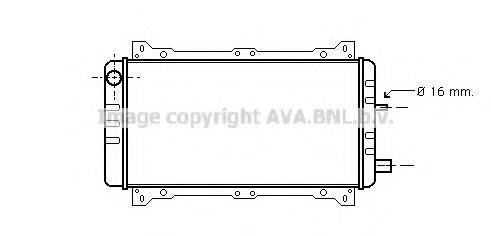 AVA QUALITY COOLING FD2047 Радіатор, охолодження двигуна