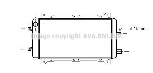 AVA QUALITY COOLING FD2066 Радіатор, охолодження двигуна