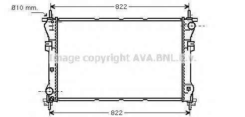 AVA QUALITY COOLING FD2318 Радіатор, охолодження двигуна