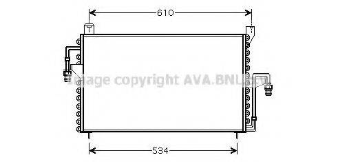 AVA QUALITY COOLING FD5186 Конденсатор, кондиціонер