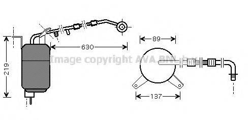 AVA QUALITY COOLING FDD111 Осушувач, кондиціонер