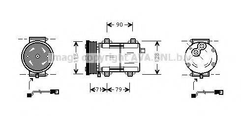 AVA QUALITY COOLING FDK284 Компресор, кондиціонер